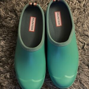 Hunter Teal Slip-On Shoes